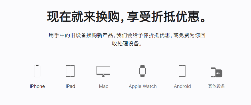 市中苹果手机维修分享iPhone以旧换新的去处 